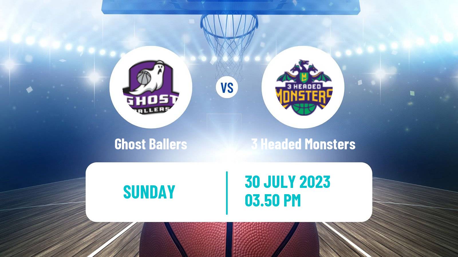 Basketball BIG3 3x3 Ghost Ballers - 3 Headed Monsters