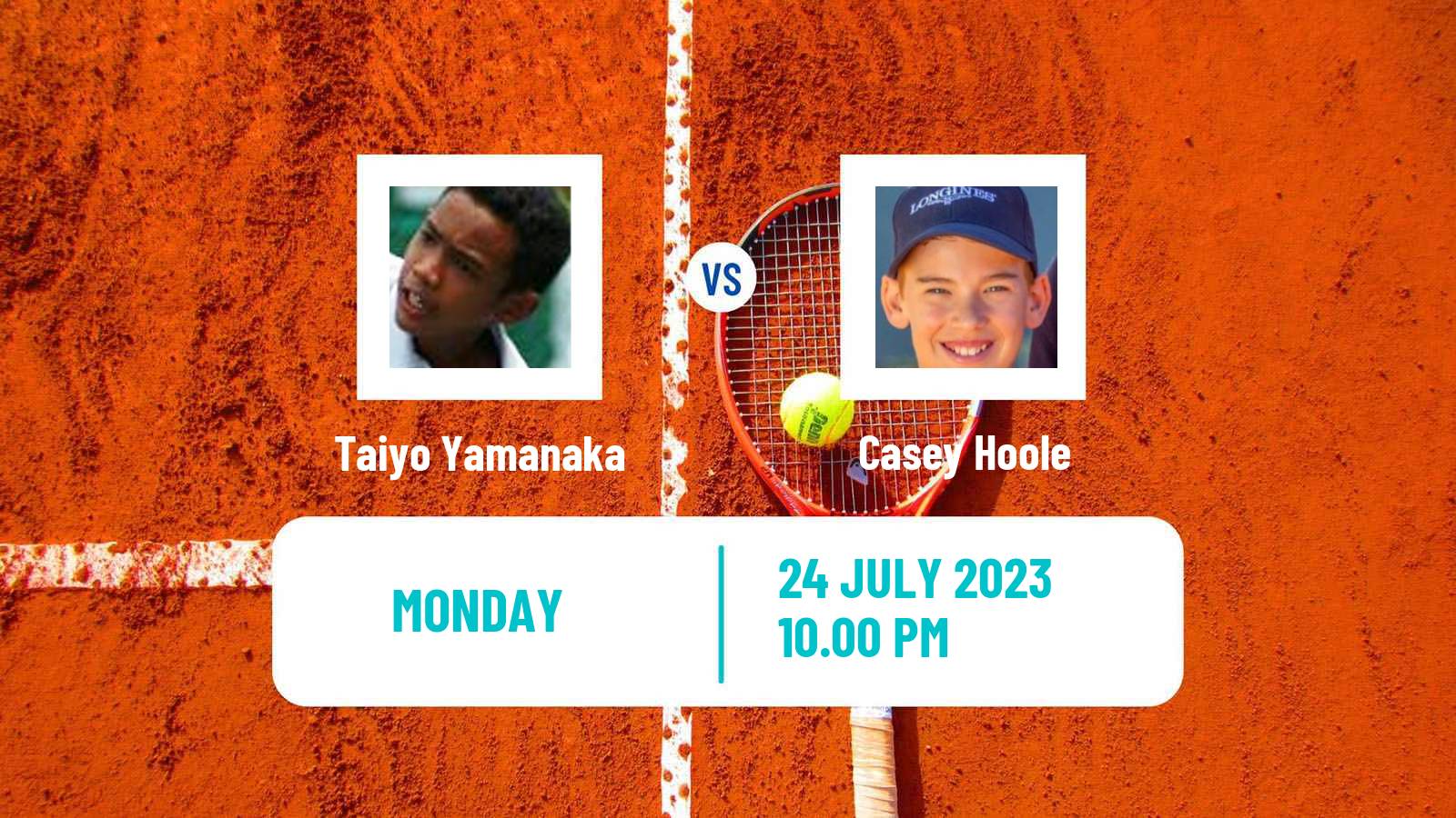 Tennis ITF M15 Caloundra Men Taiyo Yamanaka - Casey Hoole