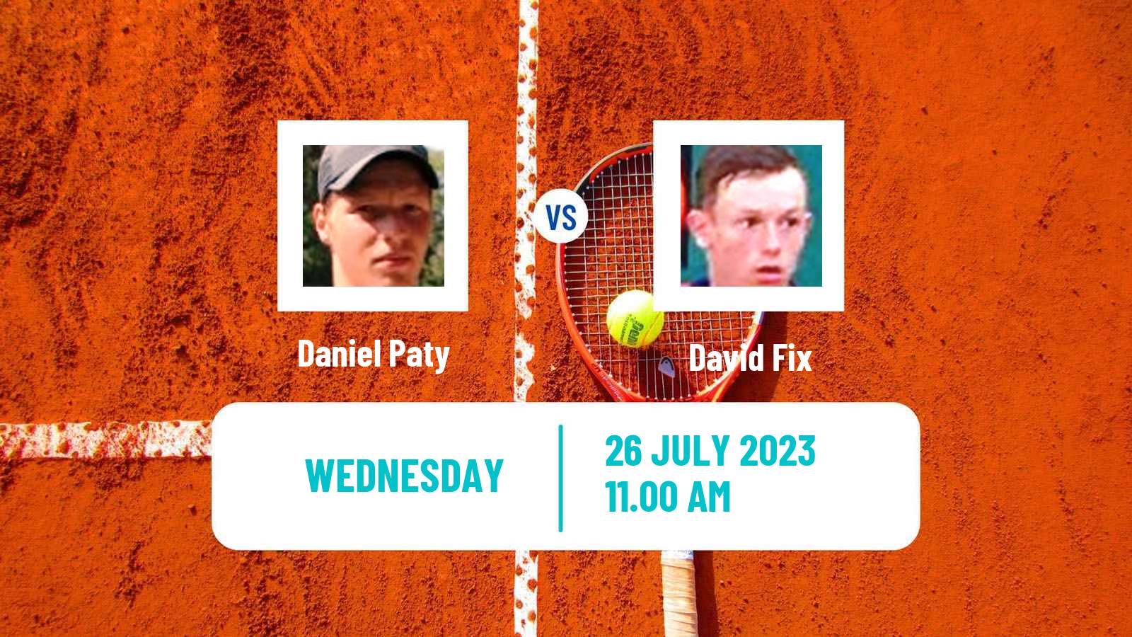 Tennis ITF M15 Metzingen Men Daniel Paty - David Fix