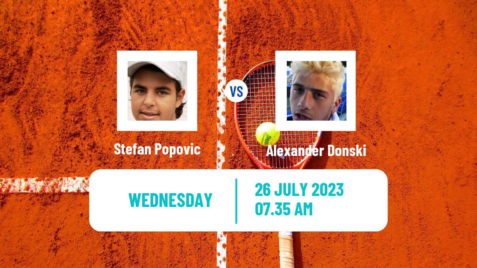 Tennis ITF M15 Metzingen Men Stefan Popovic - Alexander Donski