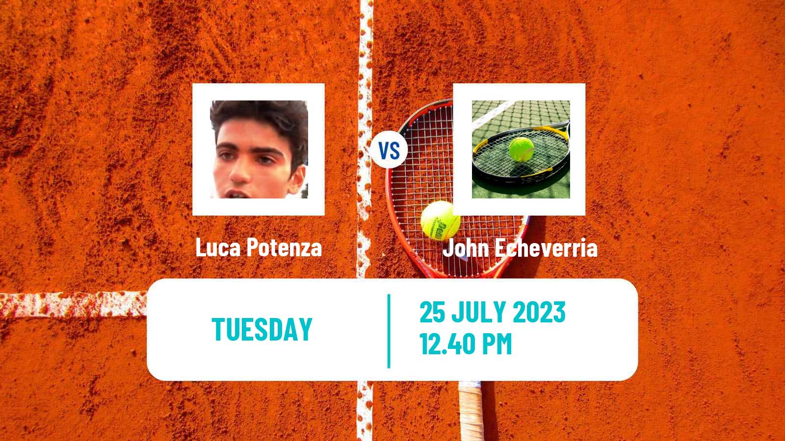 Tennis Segovia Challenger Men Luca Potenza - John Echeverria