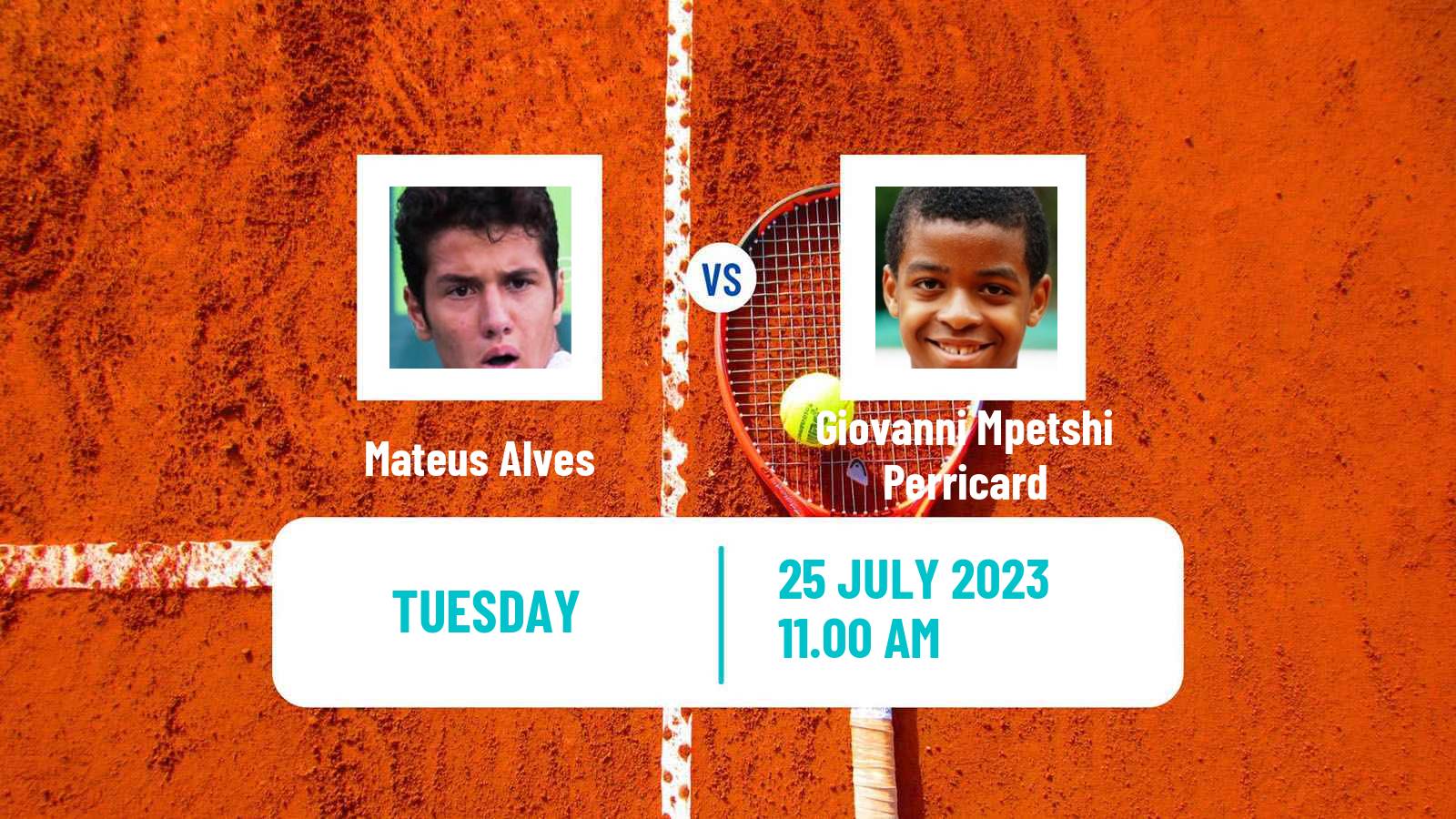 Tennis Salinas Challenger Men Mateus Alves - Giovanni Mpetshi Perricard