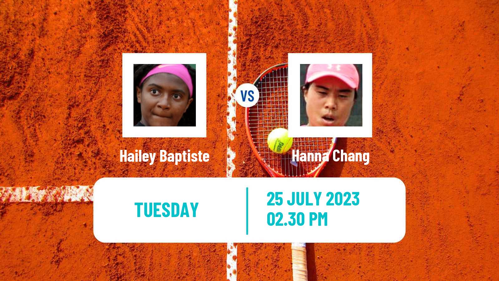 Tennis ITF W60 Dallas Tx Women Hailey Baptiste - Hanna Chang