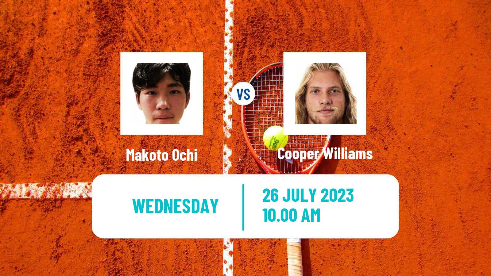 Tennis ITF M25 Edwardsville Il Men Makoto Ochi - Cooper Williams