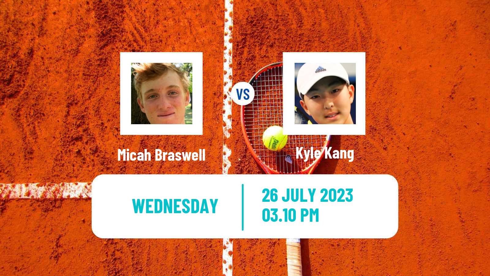 Tennis ITF M25 Edwardsville Il Men Micah Braswell - Kyle Kang