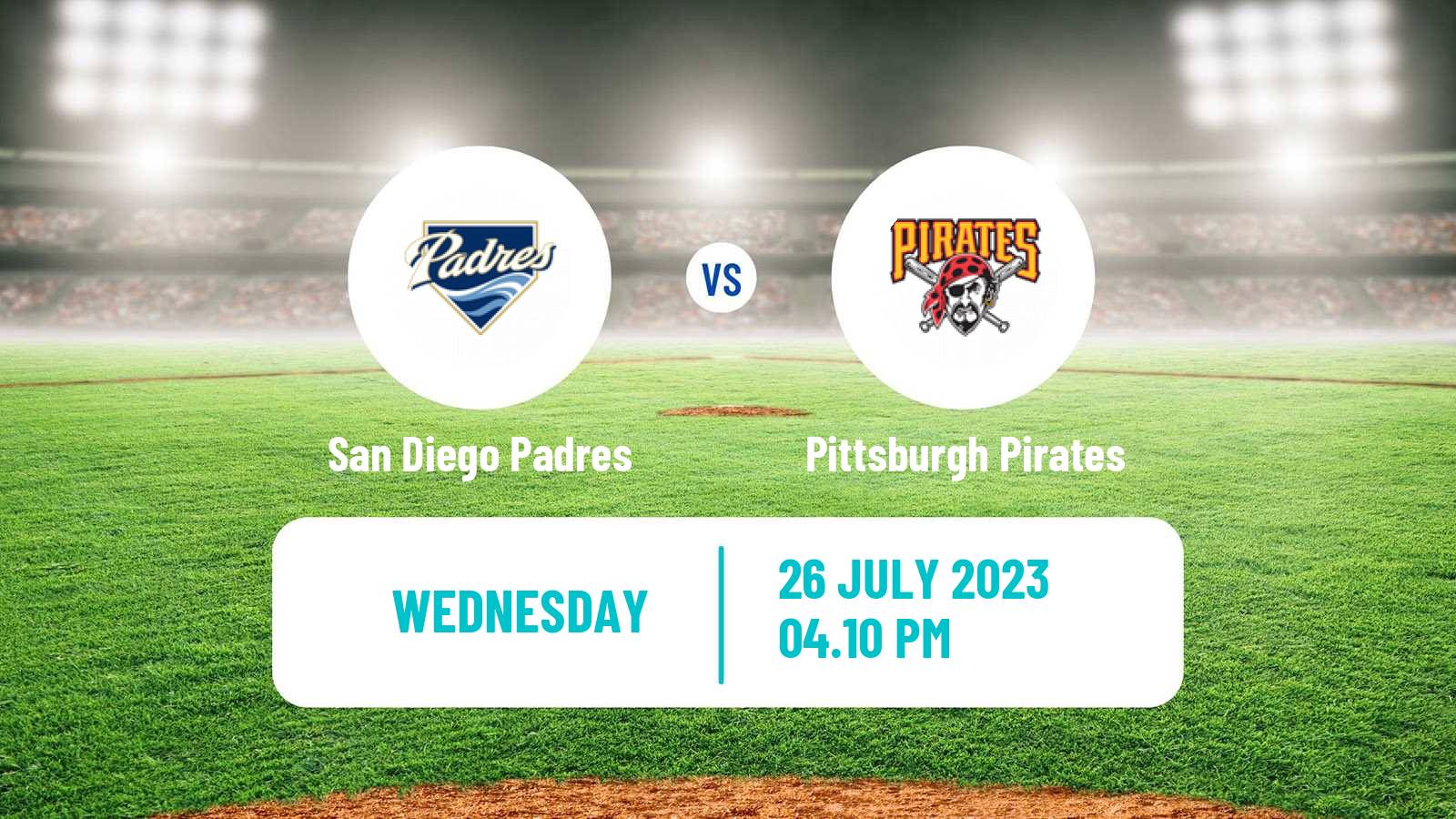 Baseball MLB San Diego Padres - Pittsburgh Pirates