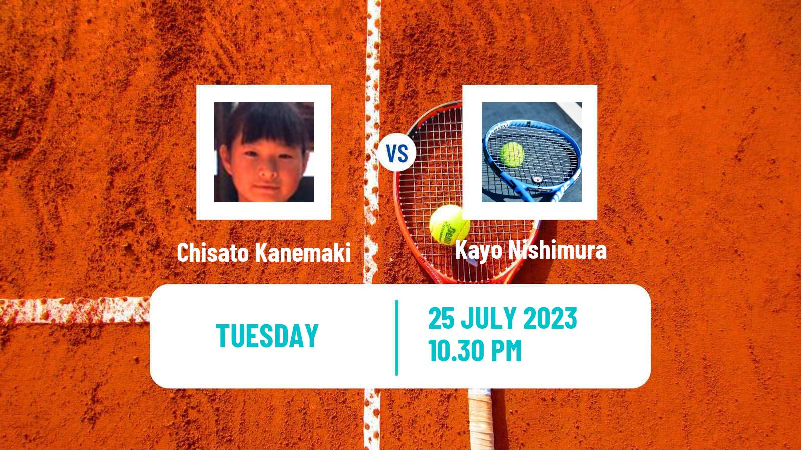 Tennis ITF W15 Sapporo Women 2023 Chisato Kanemaki - Kayo Nishimura