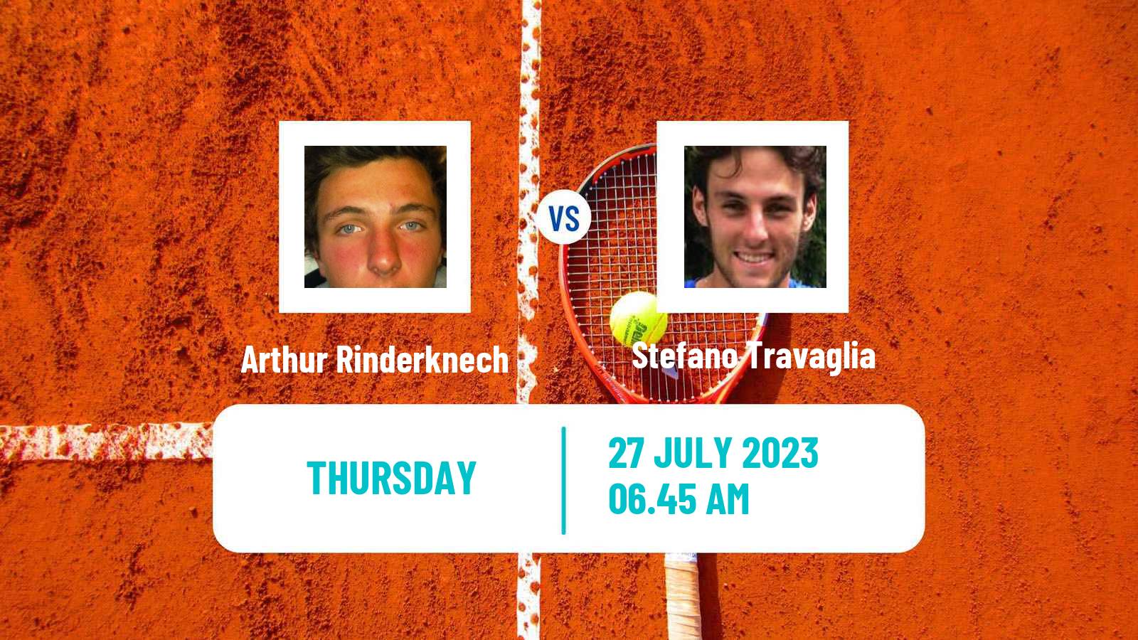 Tennis Zug Challenger Men Arthur Rinderknech - Stefano Travaglia