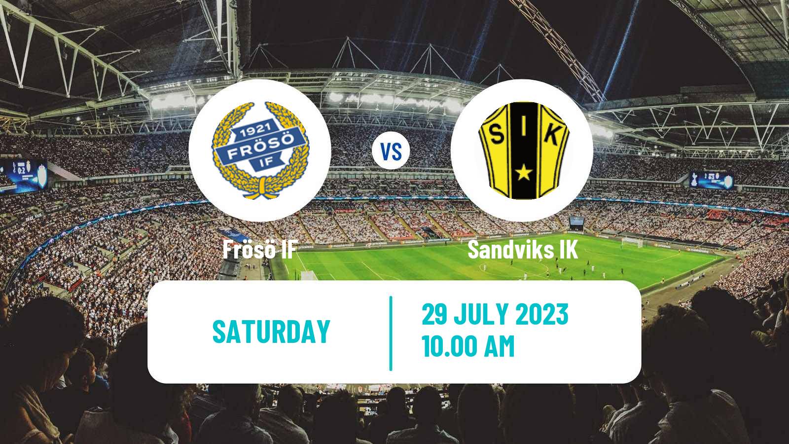 Soccer Swedish Division 2 - Norrland Frösö - Sandvik