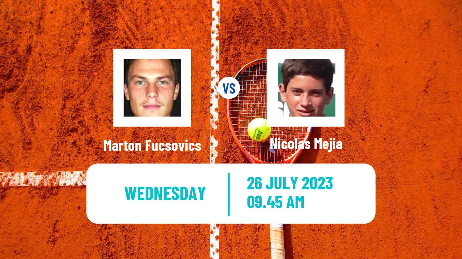 Tennis Segovia Challenger Men Marton Fucsovics - Nicolas Mejia