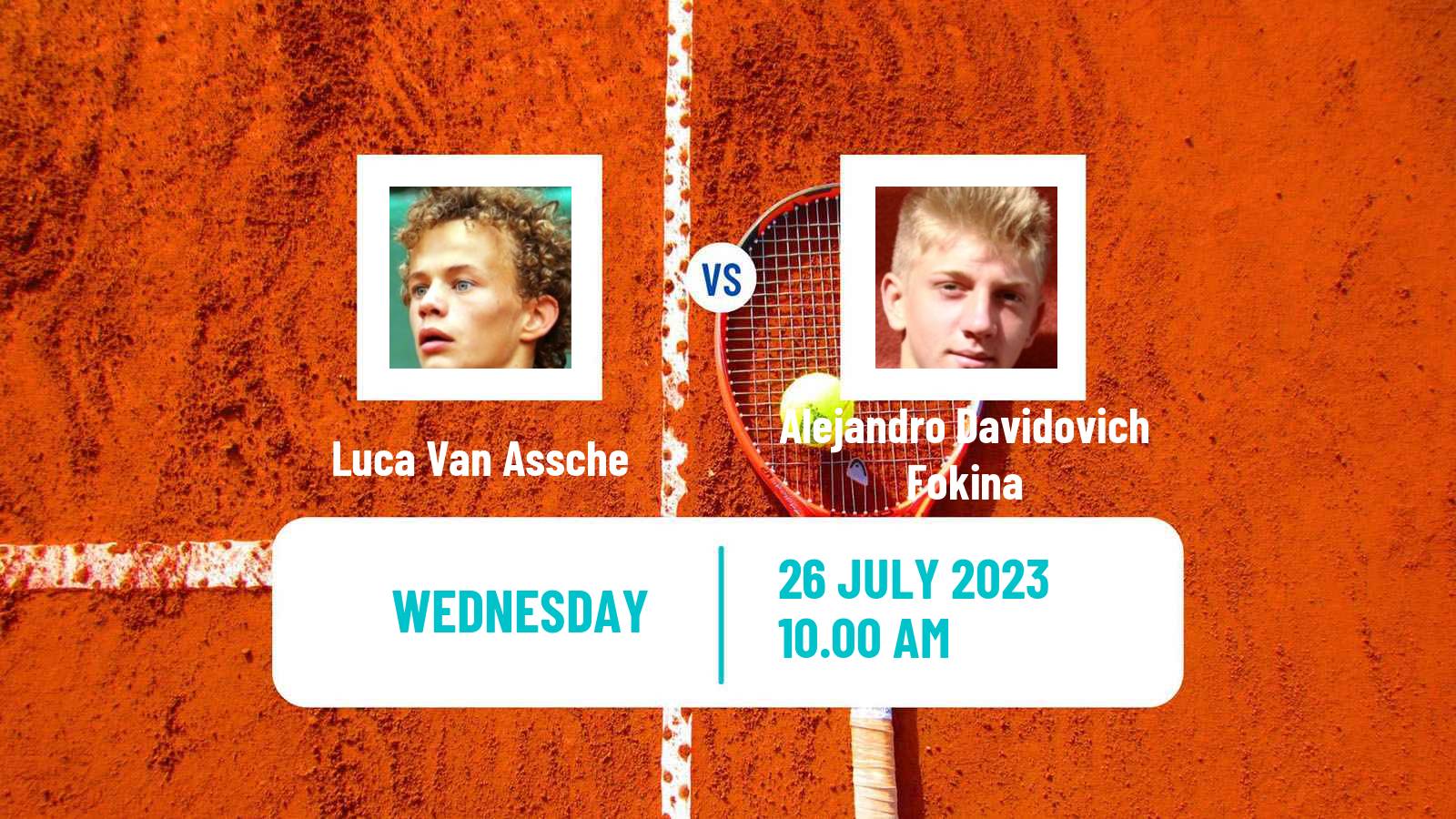 Tennis ATP Hamburg Luca Van Assche - Alejandro Davidovich Fokina