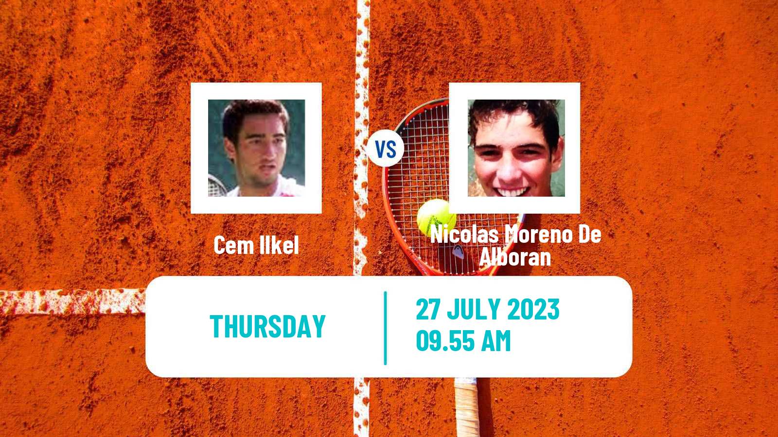 Tennis Segovia Challenger Men Cem Ilkel - Nicolas Moreno De Alboran