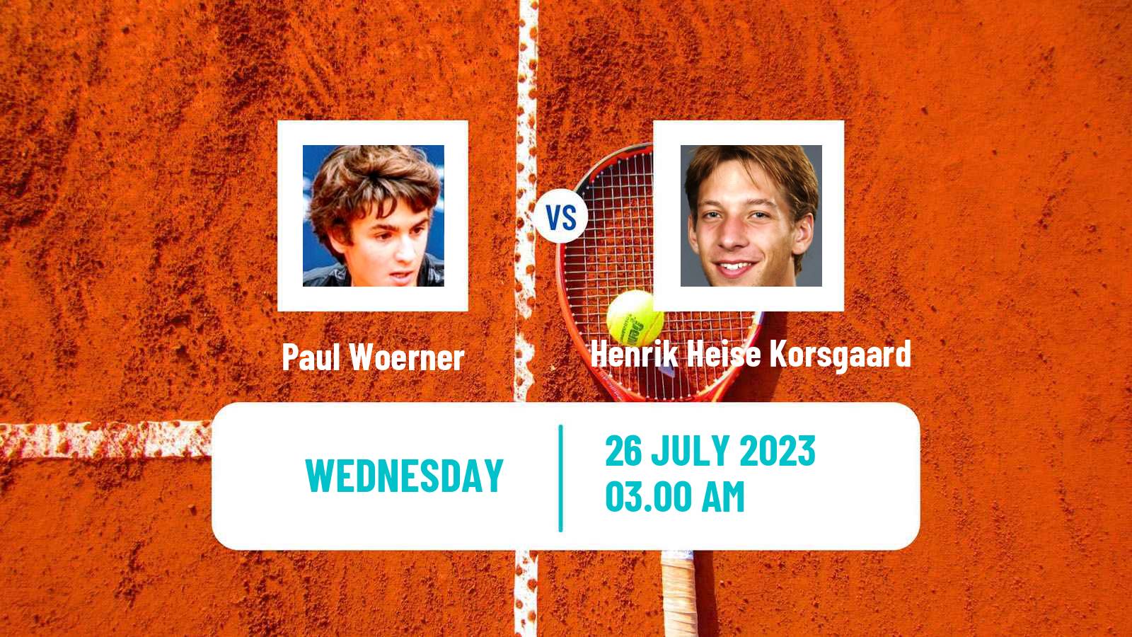 Tennis ITF M15 Vejle Men Paul Woerner - Henrik Heise Korsgaard