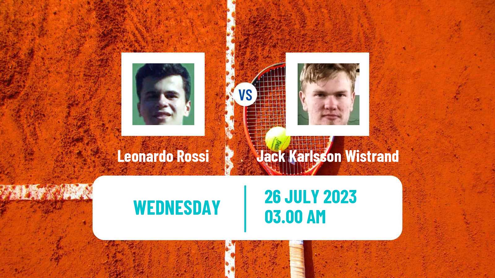 Tennis ITF M15 Vejle Men Leonardo Rossi - Jack Karlsson Wistrand