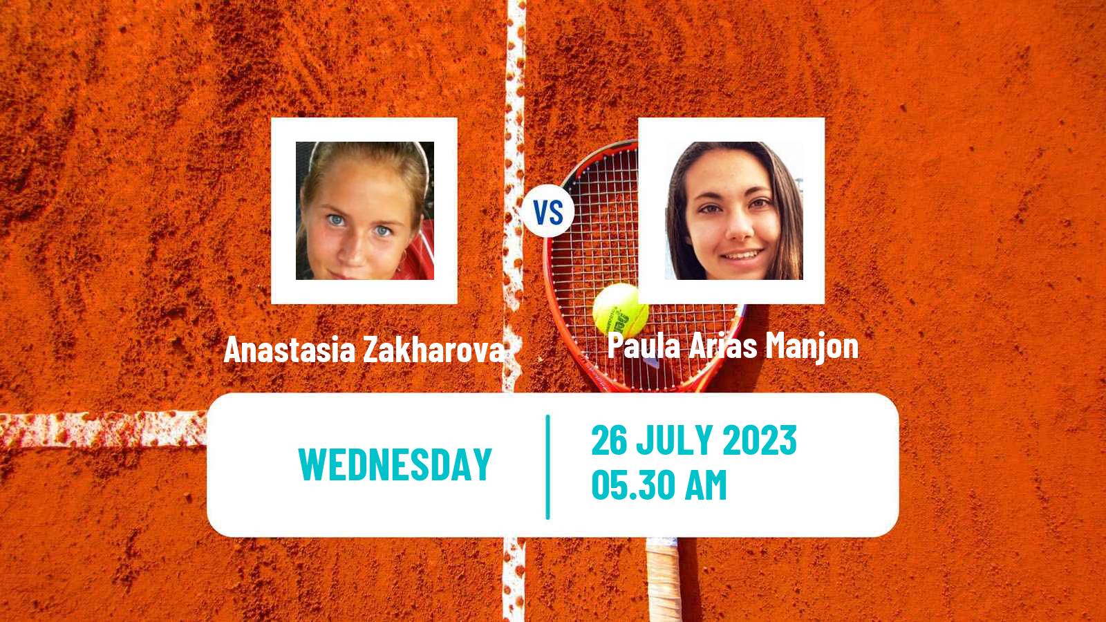 Tennis ITF W25 El Espinar Segovia Women Anastasia Zakharova - Paula Arias Manjon