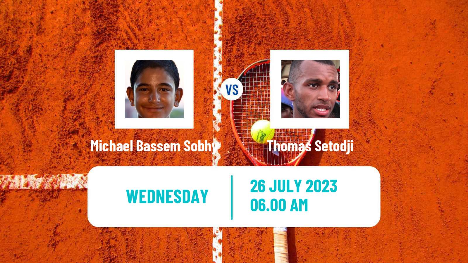 Tennis ITF M25 Brazzaville 2 Men Michael Bassem Sobhy - Thomas Setodji