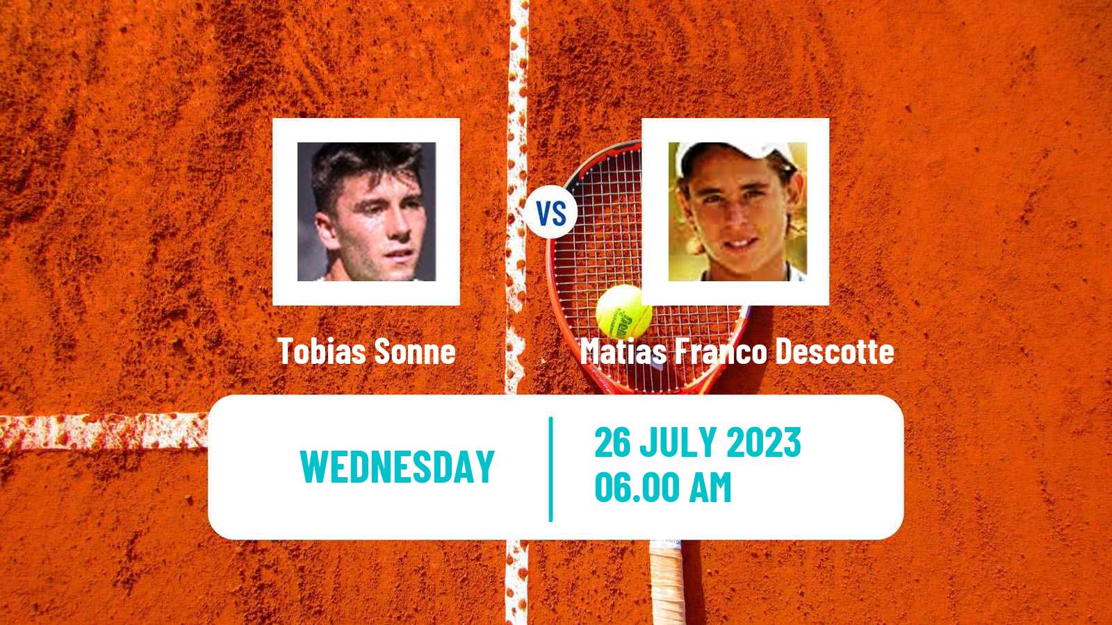 Tennis ITF M25 Brazzaville 2 Men Tobias Sonne - Matias Franco Descotte