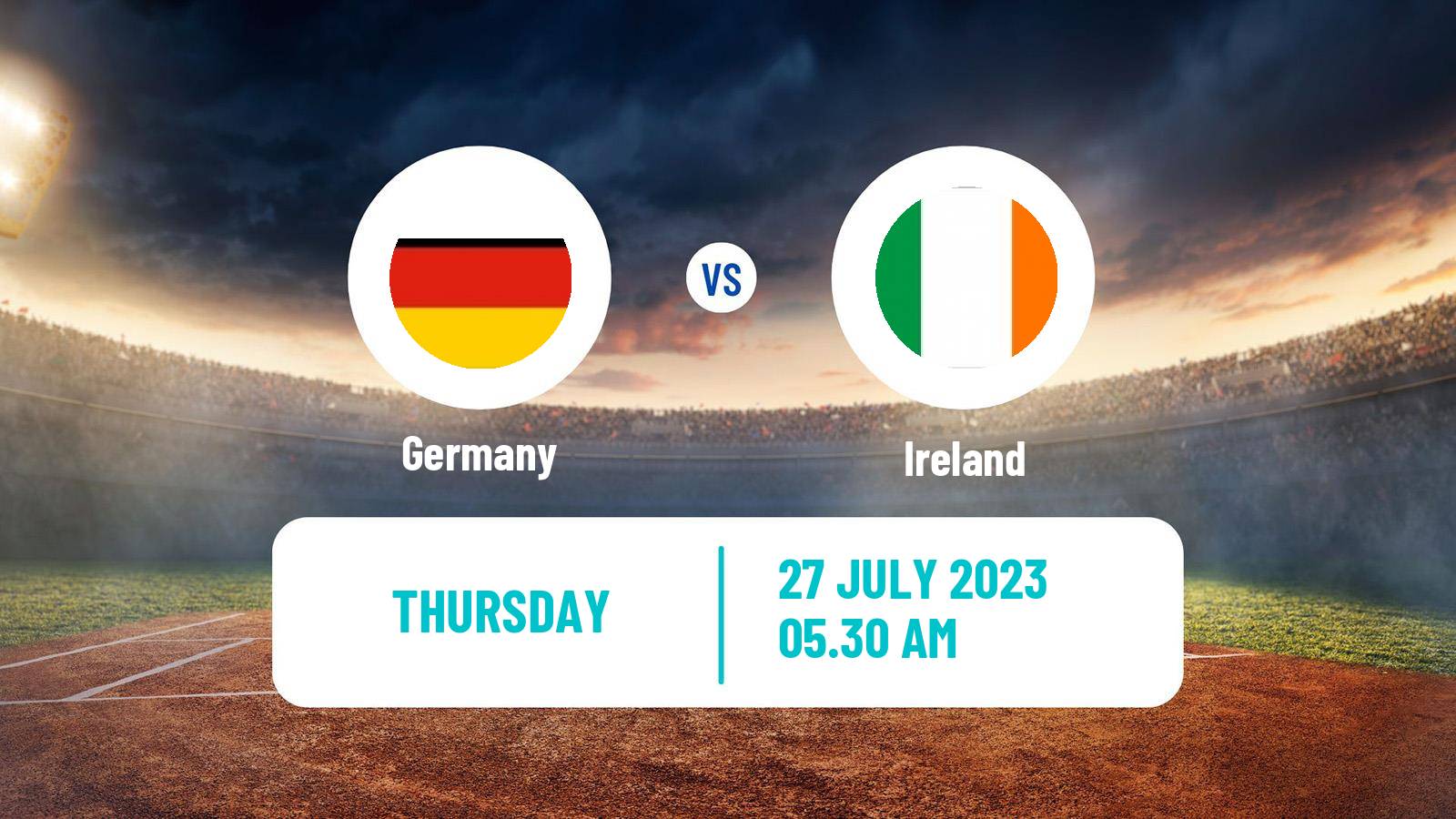 Cricket ICC World Twenty20 Germany - Ireland