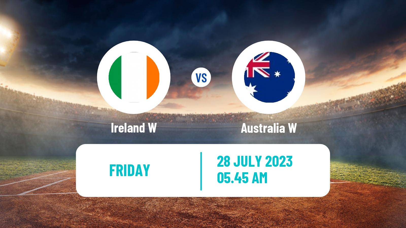 Cricket One Day International Women Ireland W - Australia W