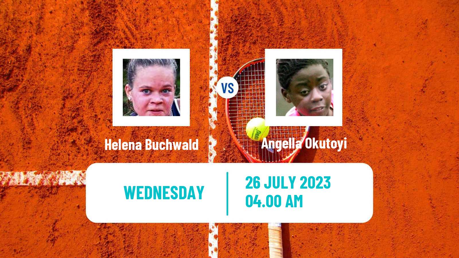 Tennis ITF W15 Monastir 25 Women 2023 Helena Buchwald - Angella Okutoyi
