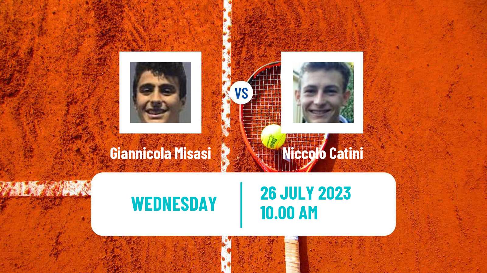 Tennis ITF M15 Perugia Men Giannicola Misasi - Niccolo Catini