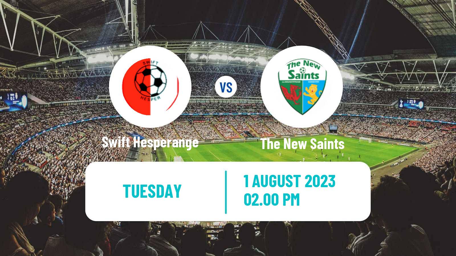 Soccer UEFA Europa Conference League Swift Hesperange - The New Saints