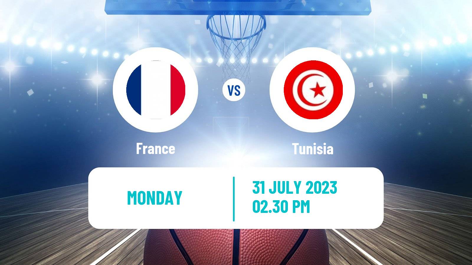 Basketball Friendly International Basketball France - Tunisia