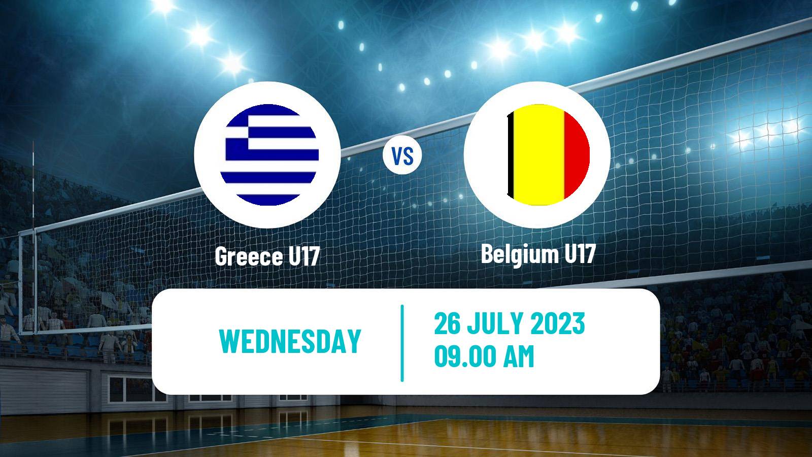 Volleyball European Championships U17 Volleyball Greece U17 - Belgium U17
