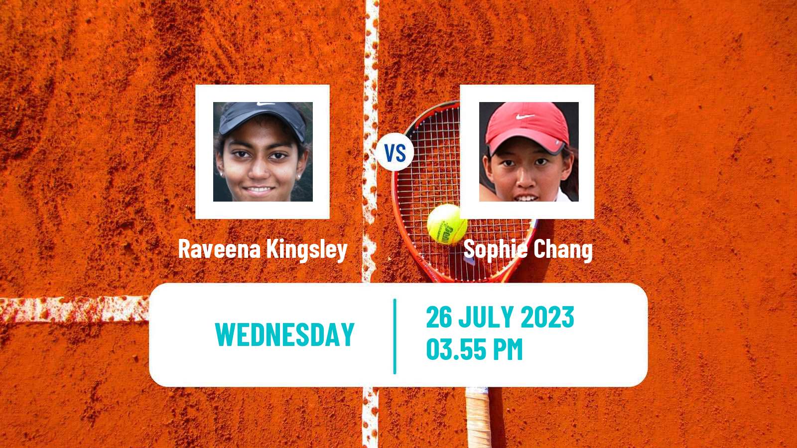 Tennis ITF W60 Dallas Tx Women Raveena Kingsley - Sophie Chang