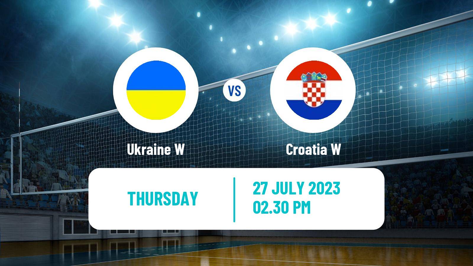 Volleyball Challenger Cup Volleyball Women Ukraine W - Croatia W