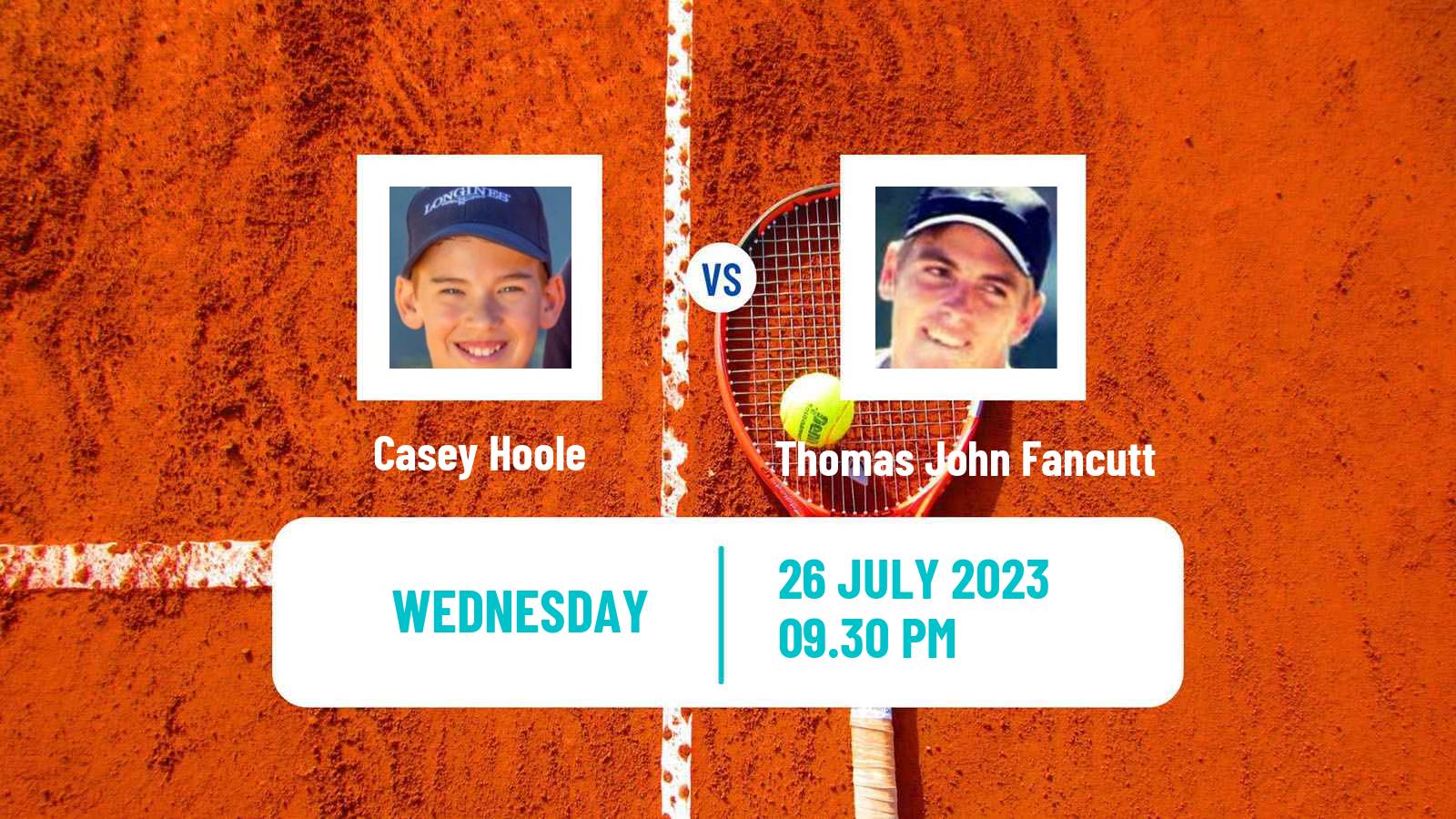 Tennis ITF M15 Caloundra Men Casey Hoole - Thomas John Fancutt
