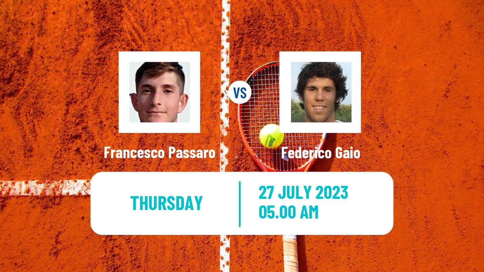 Tennis Verona Challenger Men Francesco Passaro - Federico Gaio