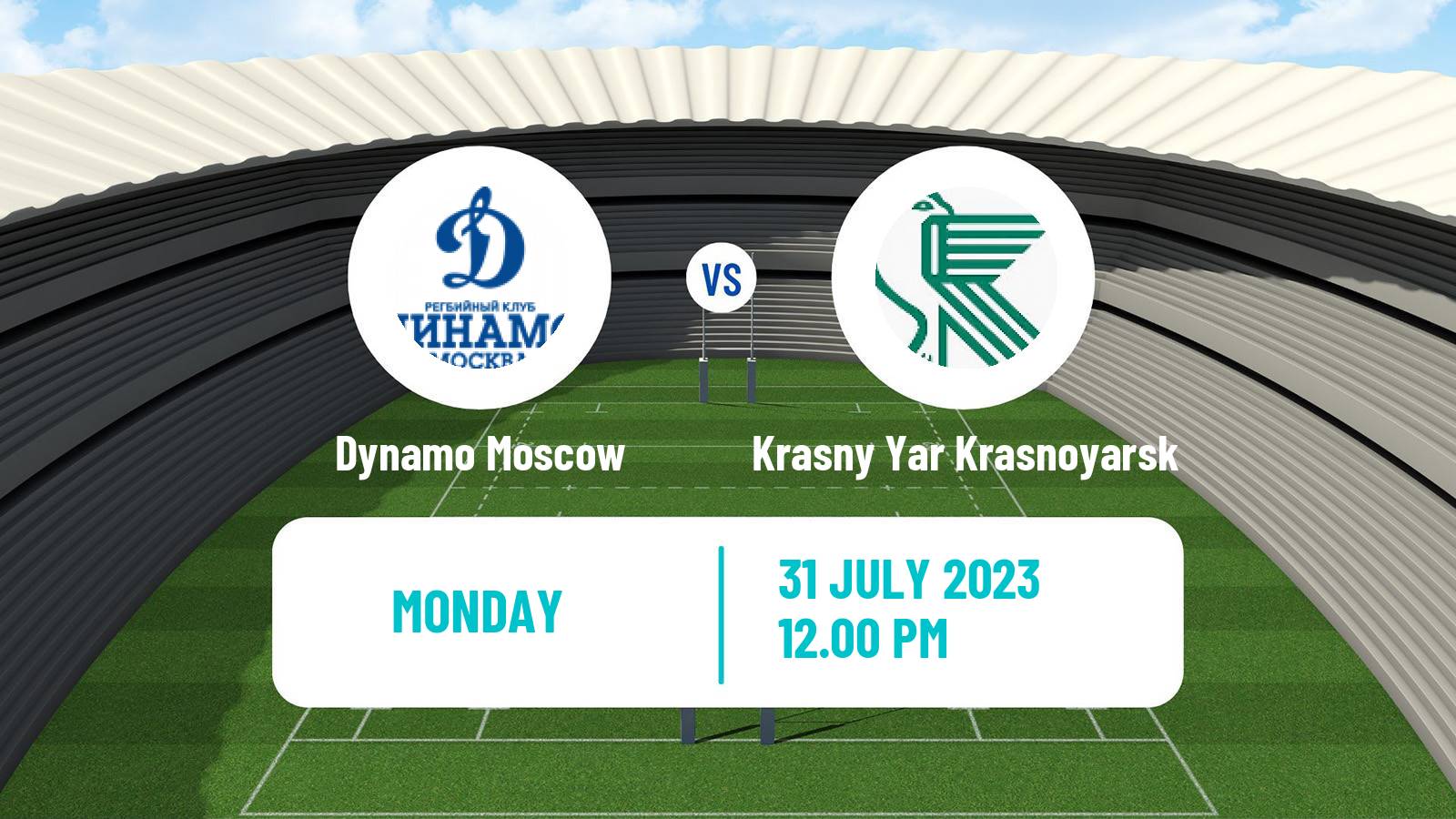 Rugby union Russian Premier League Rugby Dynamo Moscow - Krasny Yar Krasnoyarsk
