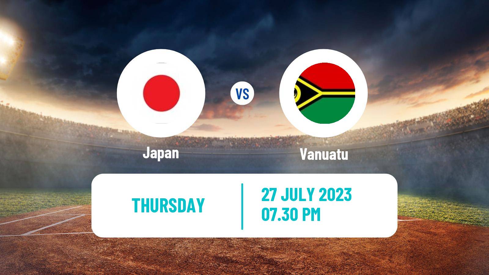 Cricket ICC World Twenty20 Japan - Vanuatu