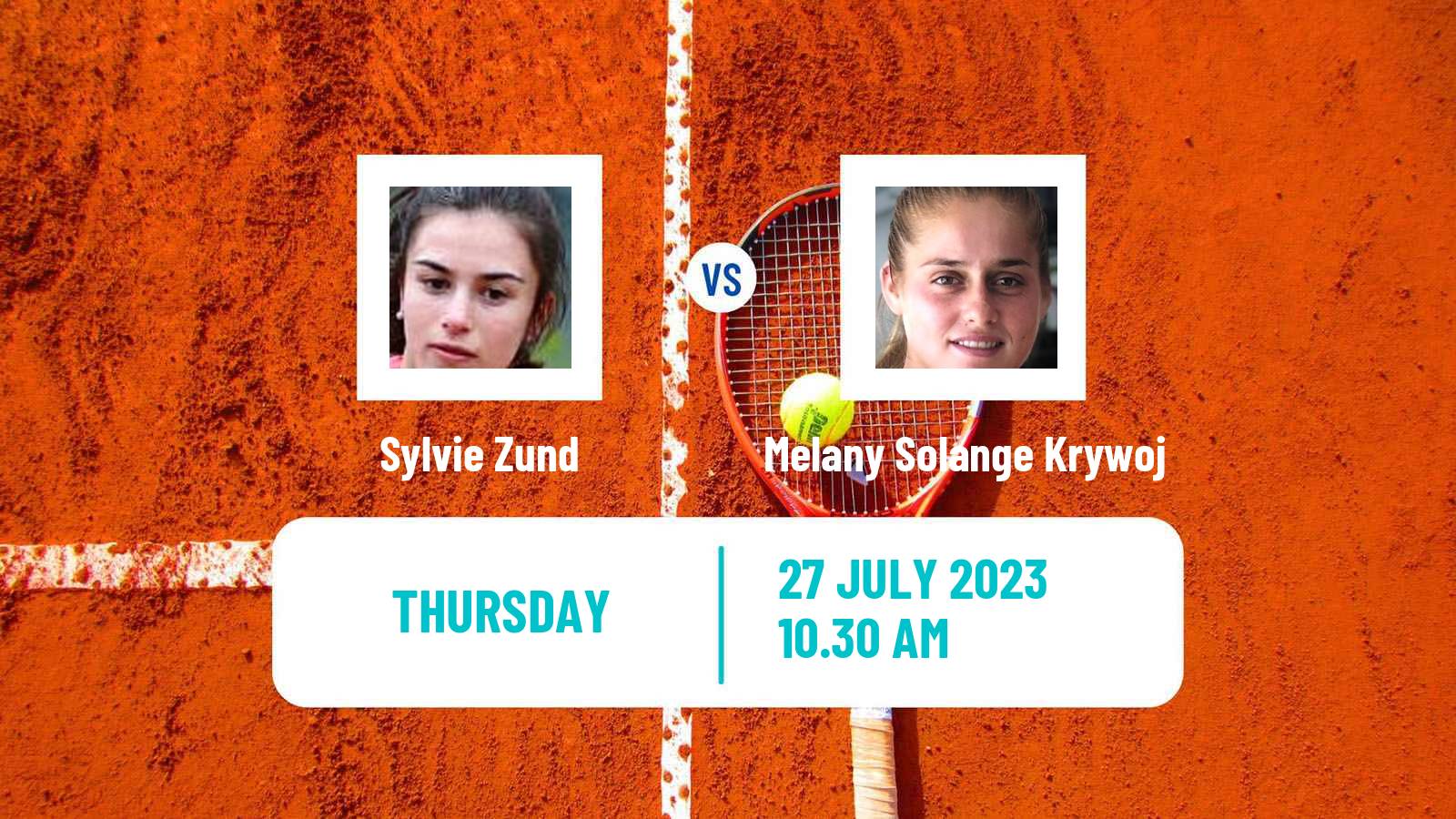 Tennis ITF W25 Bragado Women Sylvie Zund - Melany Solange Krywoj