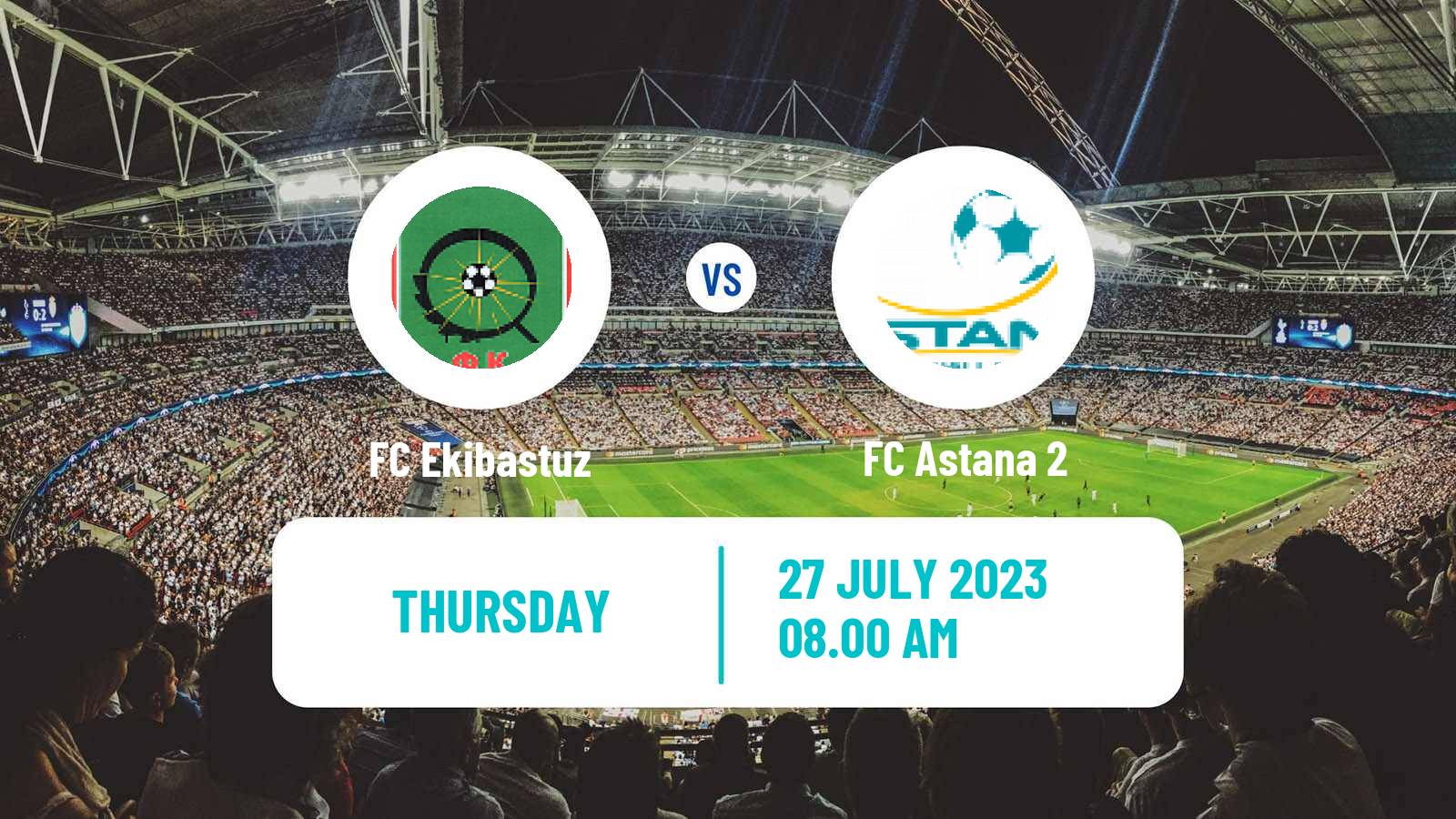 Soccer Kazakh First Division Ekibastuz - Astana 2