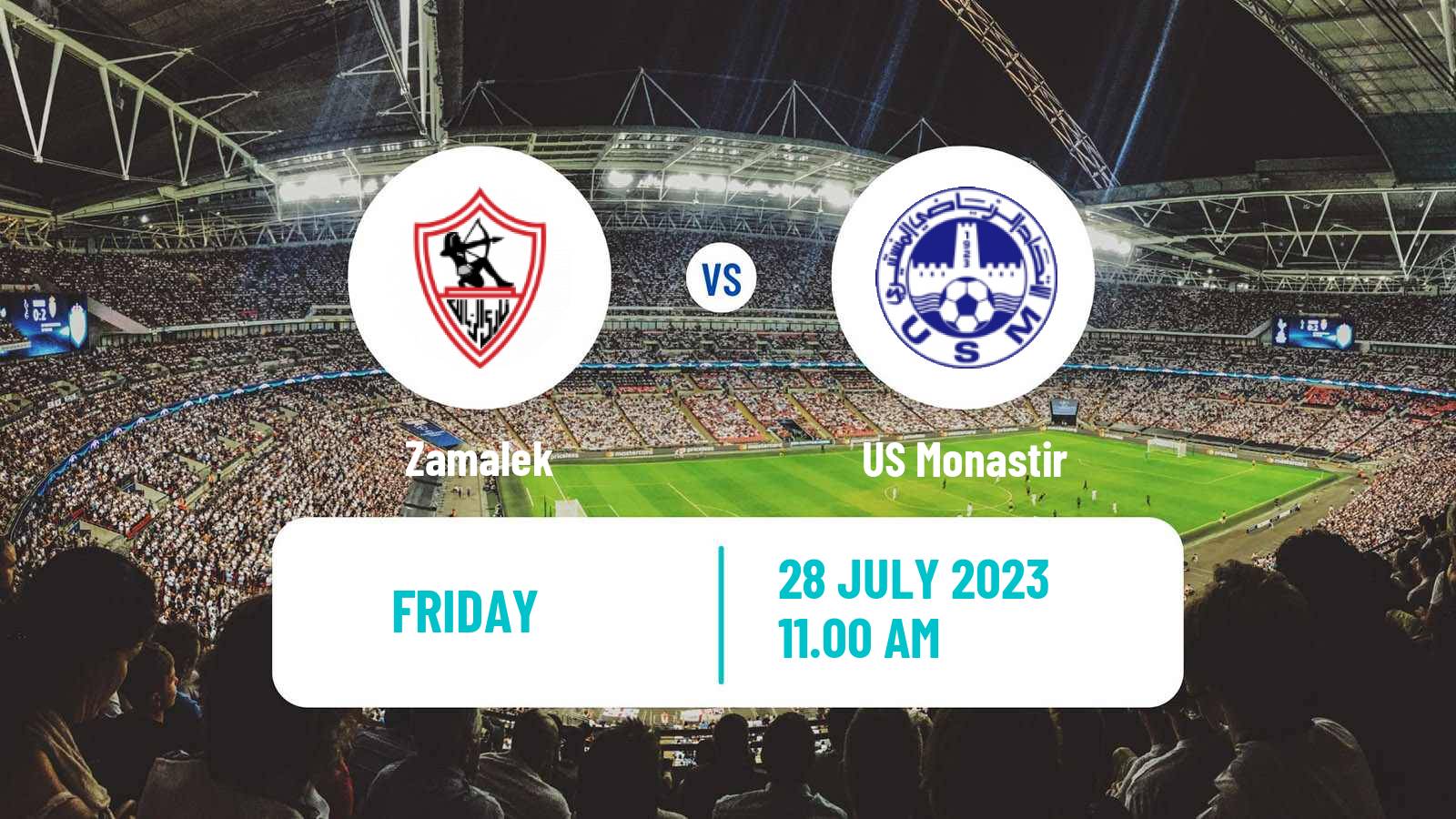 Soccer Arab Club Championship Cup Zamalek - Monastir