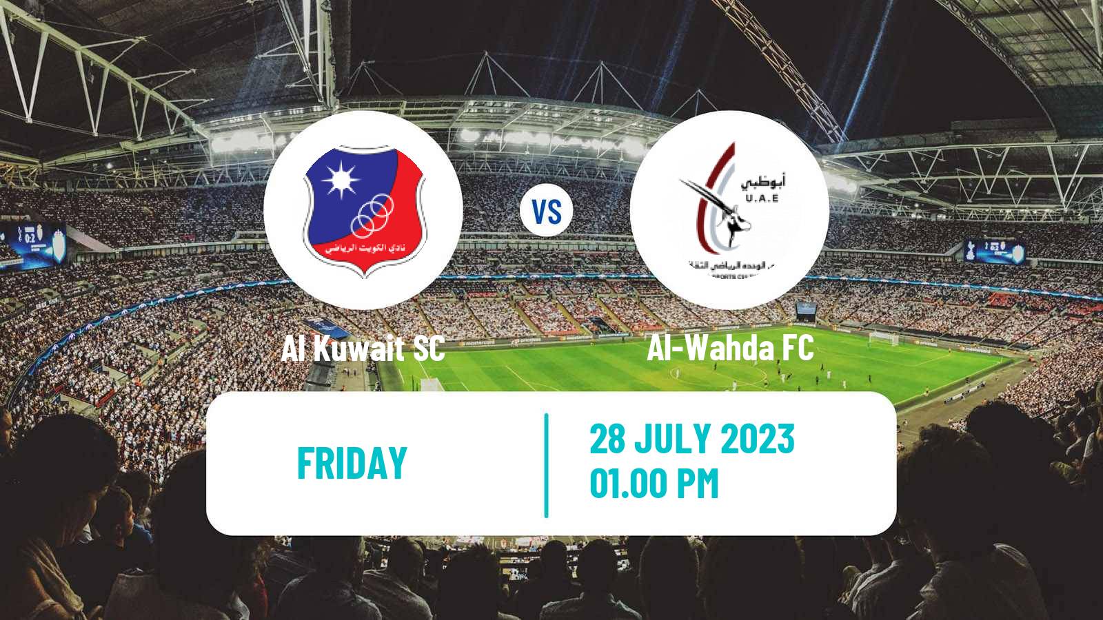 Soccer Arab Club Championship Cup Al Kuwait - Al-Wahda