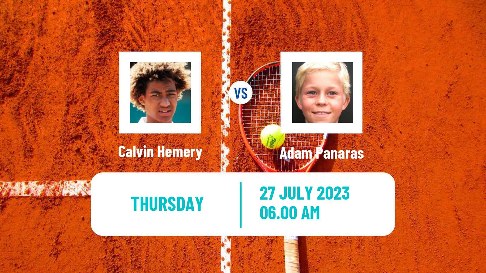 Tennis ITF M25 Brazzaville 2 Men Calvin Hemery - Adam Panaras