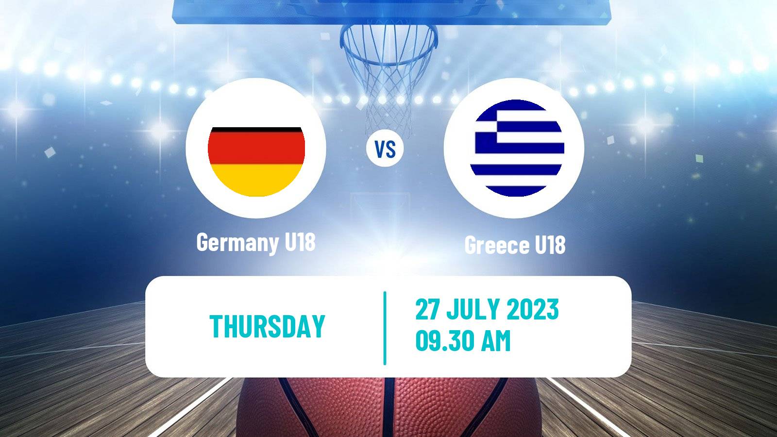 Basketball EuroBasket U18 Germany U18 - Greece U18