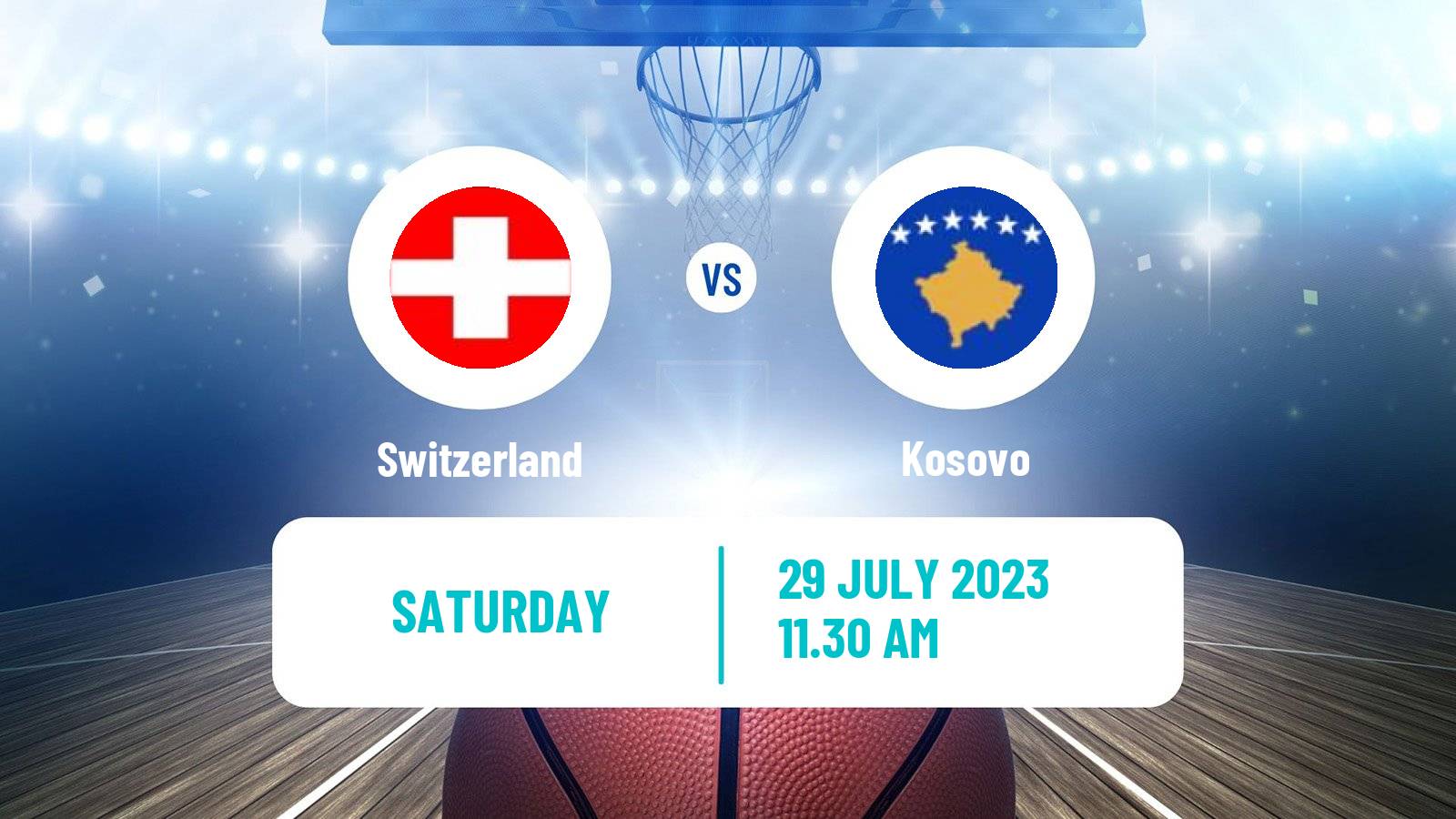 Basketball EuroBasket Switzerland - Kosovo