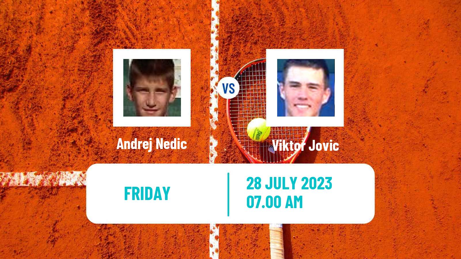Tennis ITF M15 Novi Sad Men Andrej Nedic - Viktor Jovic