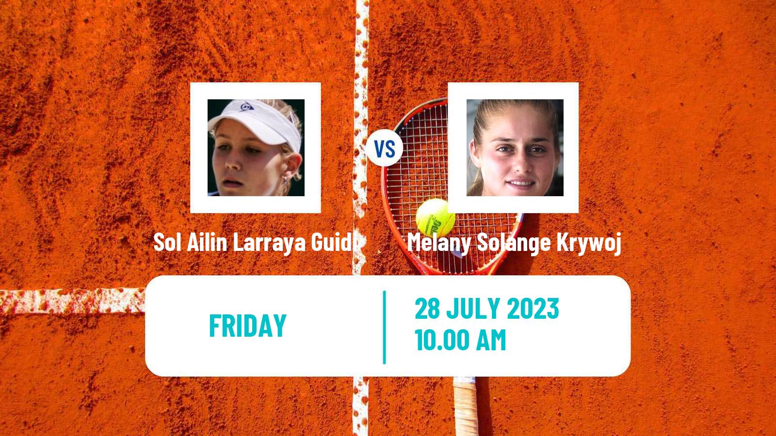 Tennis ITF W25 Bragado Women Sol Ailin Larraya Guidi - Melany Solange Krywoj