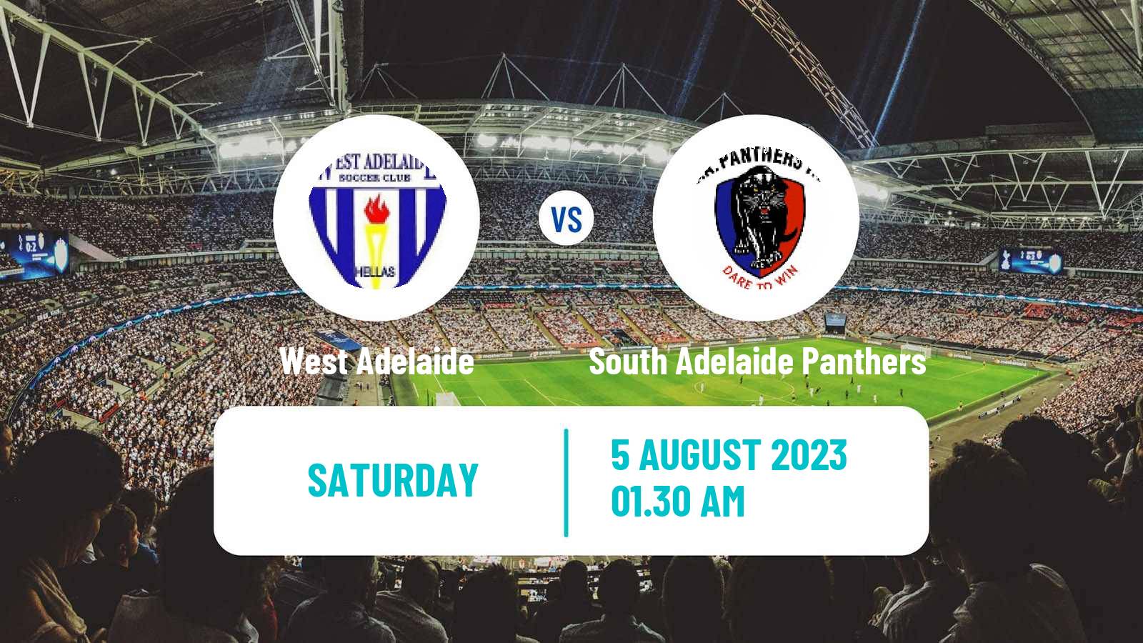 Soccer Australian NPL South Australian West Adelaide - South Adelaide Panthers