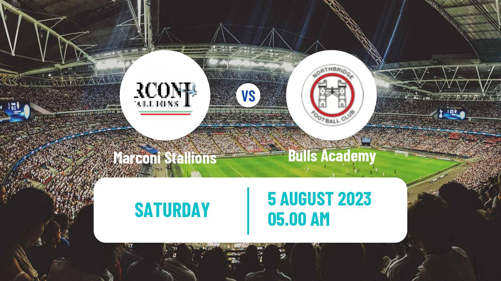 Soccer Australian NPL NSW Marconi Stallions - Bulls Academy