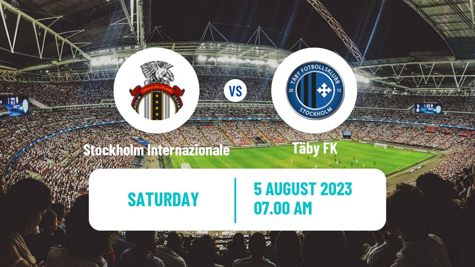 Soccer Swedish Division 1 Norra Stockholm Internazionale - Täby