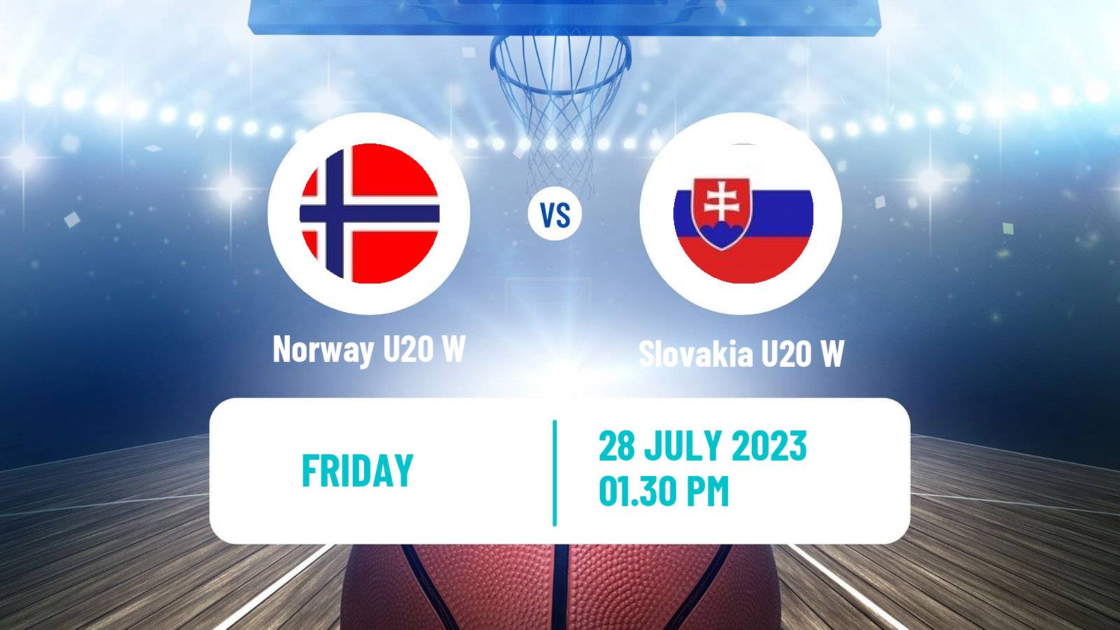 Basketball European Championship U20 B Basketball Women Norway U20 W - Slovakia U20 W
