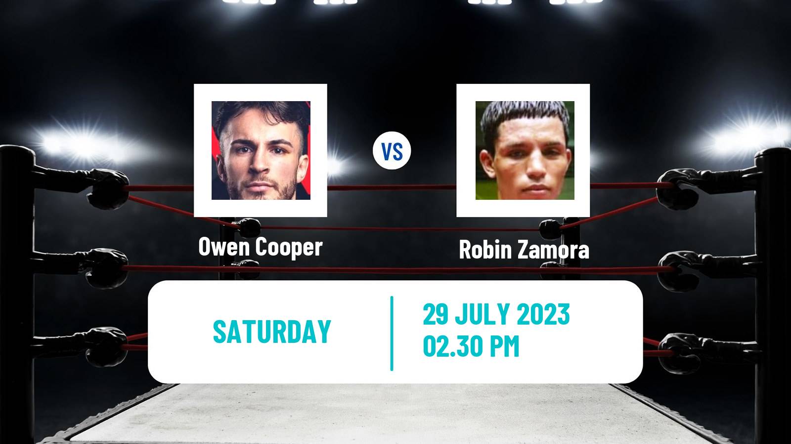 Boxing Welterweight Others Matches Men Owen Cooper - Robin Zamora