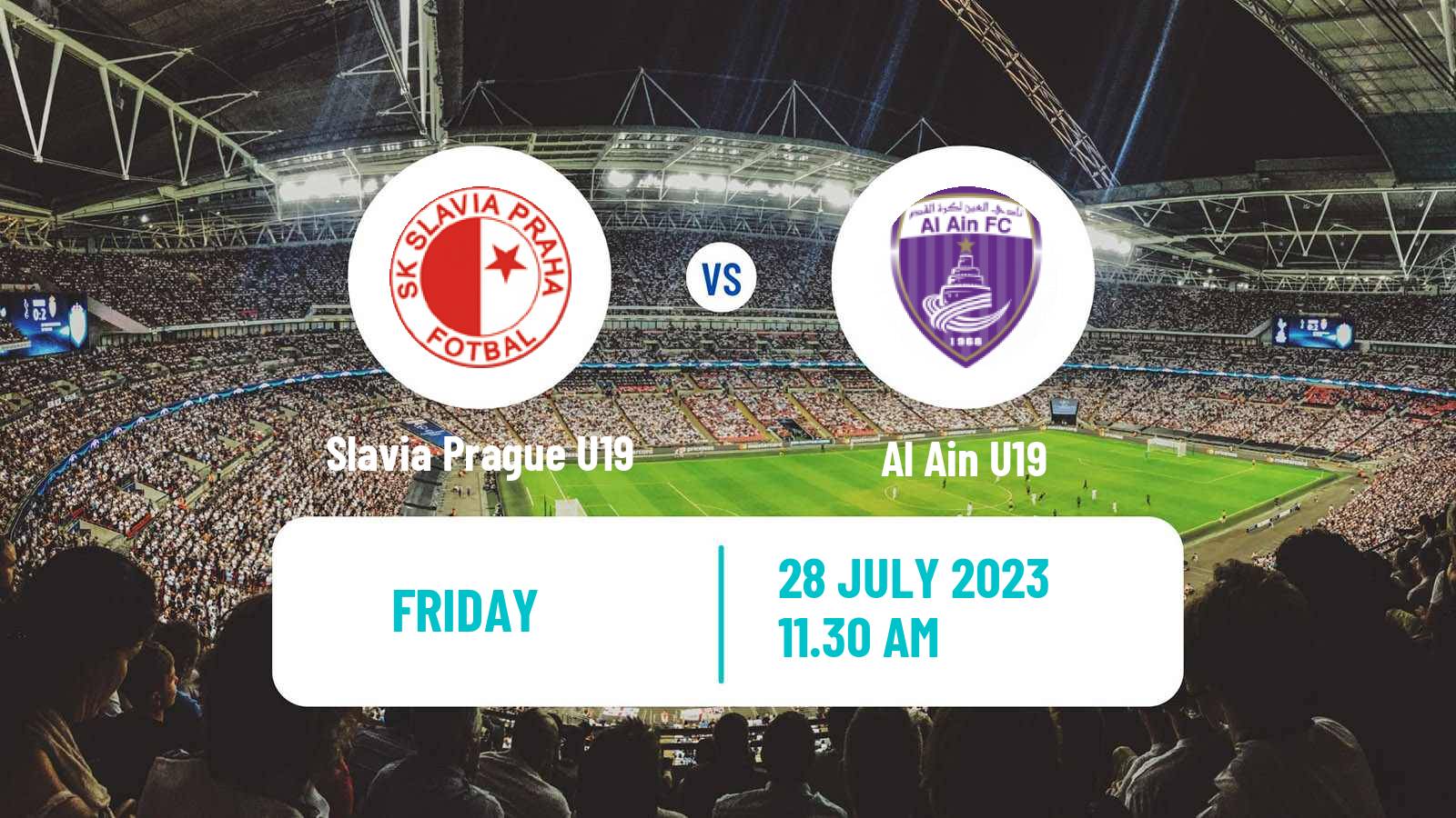Soccer CEE Cup Slavia Prague U19 - Al Ain U19