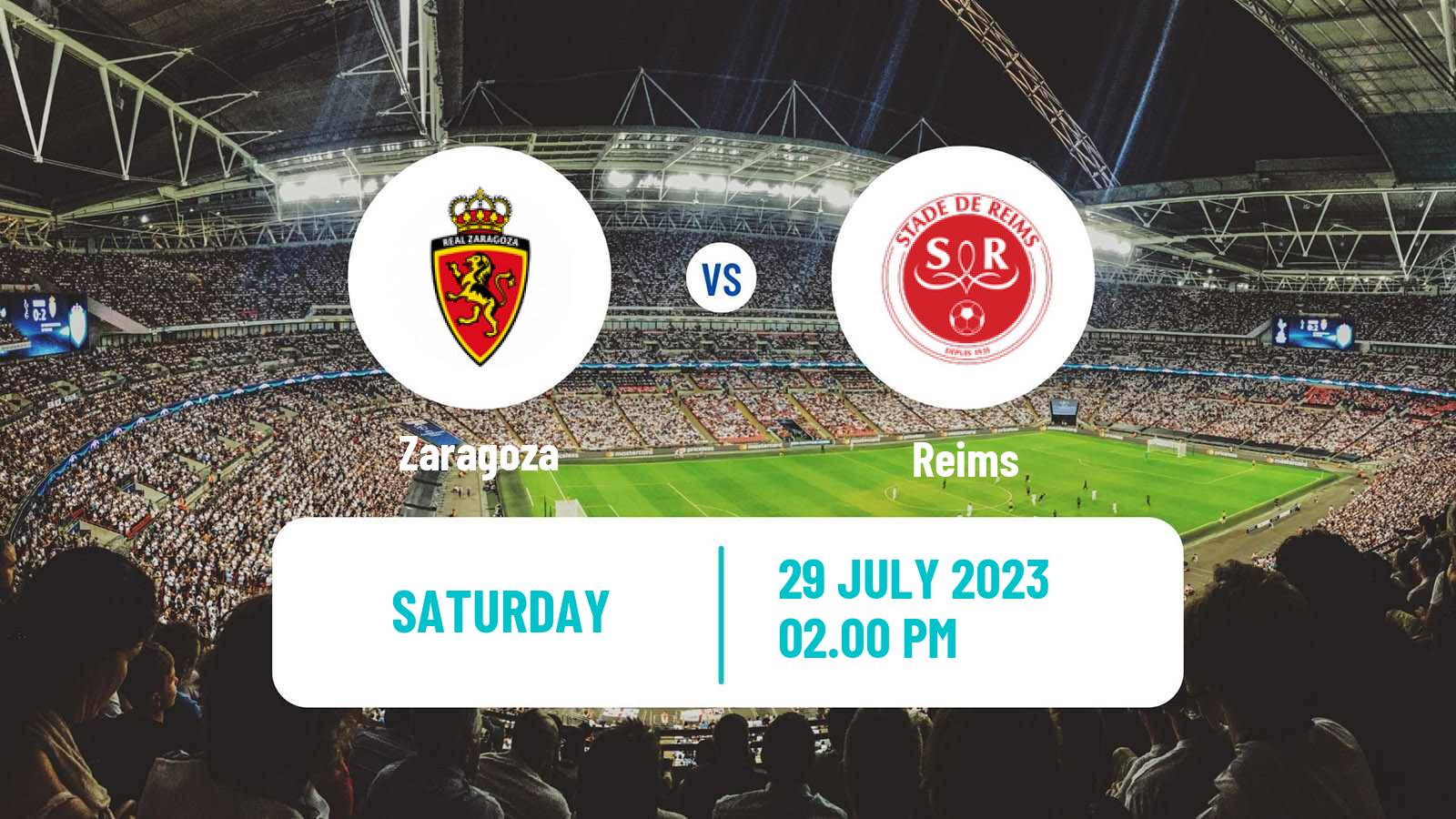 Soccer Club Friendly Zaragoza - Reims